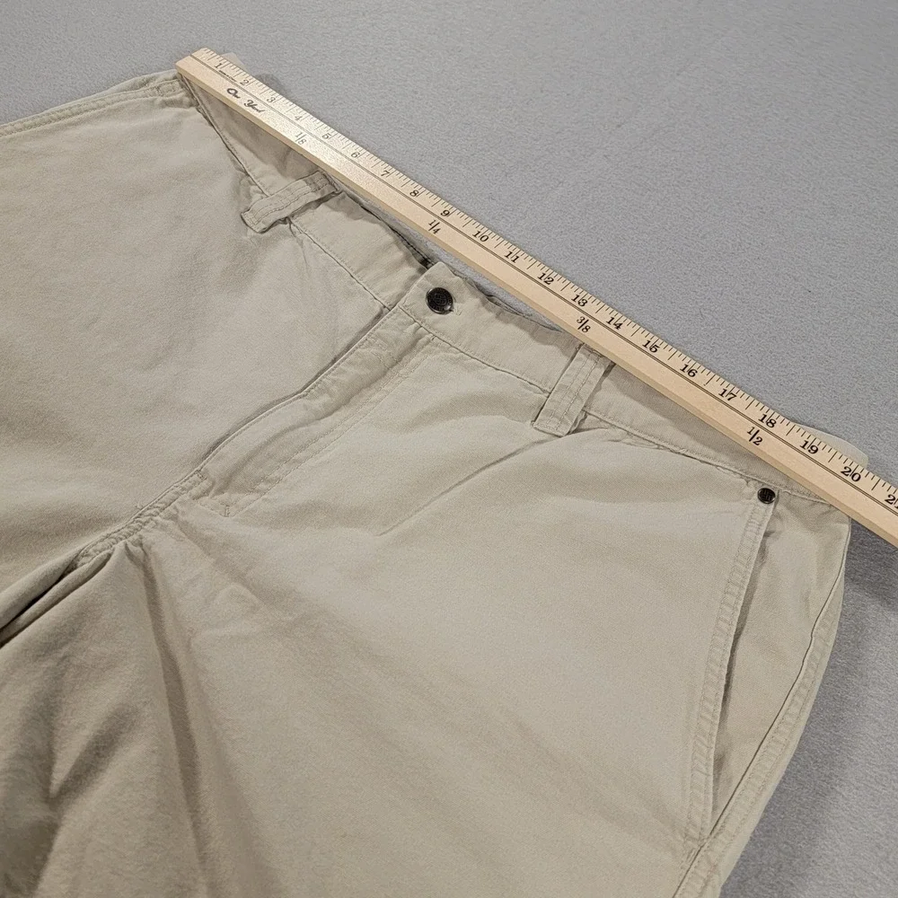 Columbia Cotton Canvas Utility‎ Shorts Men's 42 Regular Fit Hiking Khaki Tan